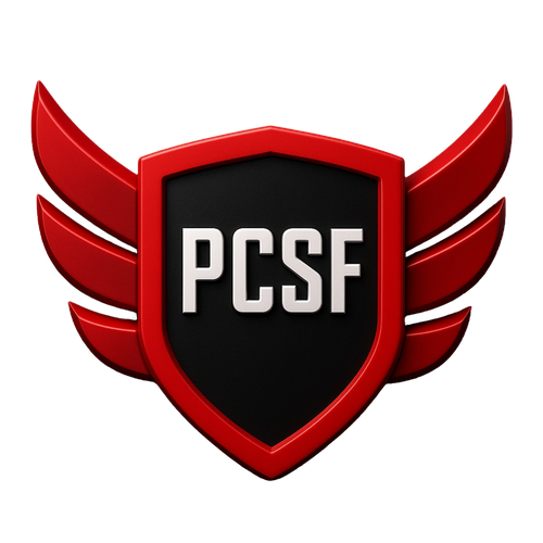 The PCSF certification badge